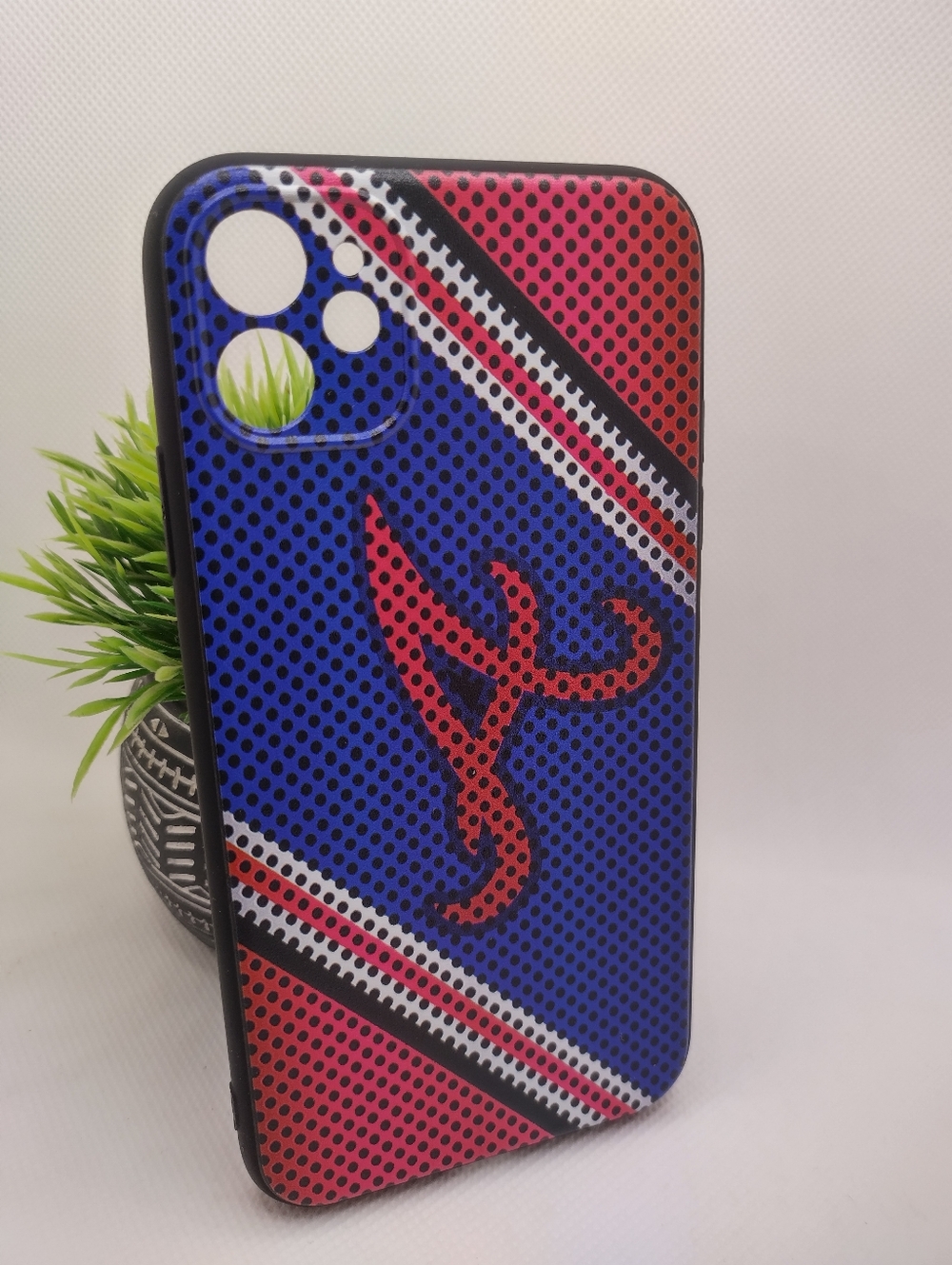 Atlanta Braves baseball logo, Compatible With the iPhone 13 Pro Max.